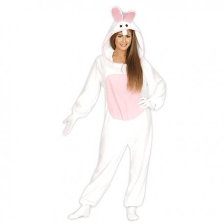 Disfraz pijama conejo blanco hombre mujer