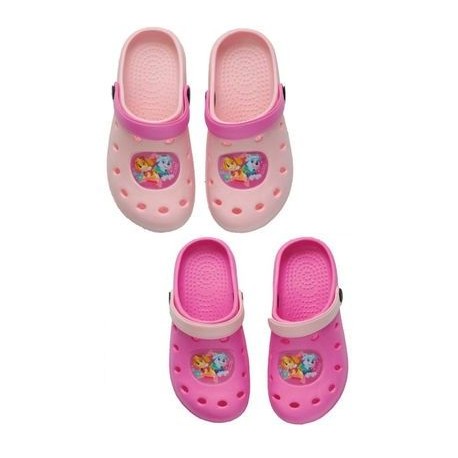 Zuecos crocs patrulla canina niaa color fucsia talla calzado 30 31