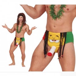 Calzoncillo gracioso rasta slip amigo invisible