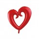 Globo corazon hueco 100 cm helio o aire