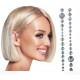 Joyas plata para el pelo 13x25