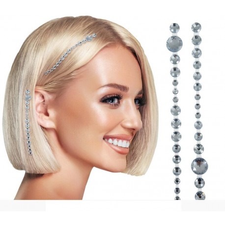 Joyas plata para el pelo 13x25