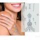 Joyas mano strass 12x20 cm