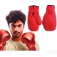 Guantes de boxeo rojos