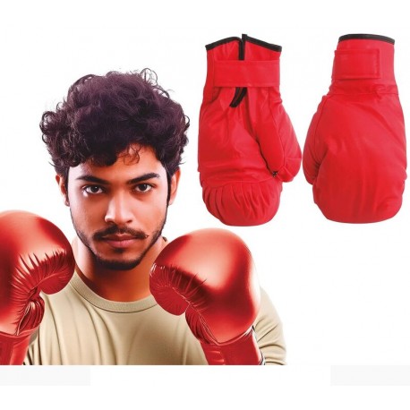 Guantes de boxeo rojos