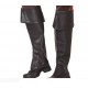 Cubrebotas negras infantiles 50 cm