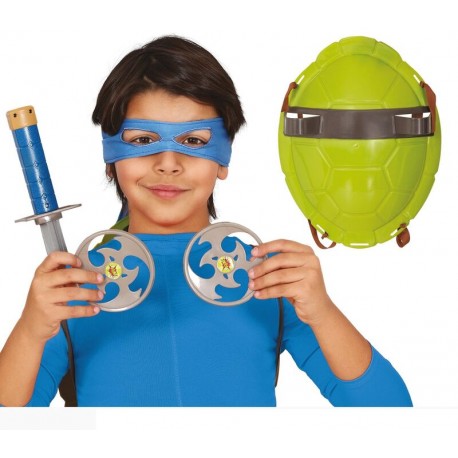 Conjutno tortuga verde 5 piezas ninjas