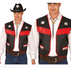 Chaleco vaquero negro