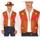 Chaleco vaquero marron