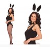 Conjunto conejita 3 piezas diadema cola pajarita