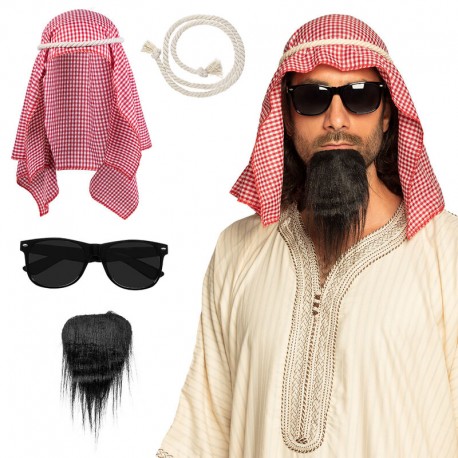 Set jeque arabe rojo