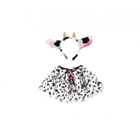 Conjunto vaca tutu y diadema