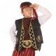 Chaleco y cinturon pirata conjunto 16551 gui