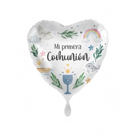 Globo Mi primera comunion foil 43 cm helio o aire