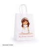 Bolsa regalo niña primera comunion 21x16x8 cm 1 UD