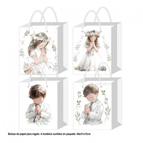 Bolsa regalo primera comunion 44x31x12 cm 1 UD