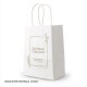 Bolsa regalo primera comunion blanca 21x15x8 cm