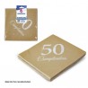 Servilletas 50 cumpleaños