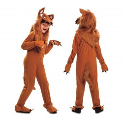 DISFRAZ LOBO FEROZ MARRON INFANTIL TALLAS