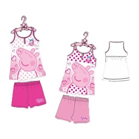 PIJAMA PEPPA PIG TIRANTES 3 A 8 ANOS VESTIDO VERANO VARIAS TALLAS Y MODELOS