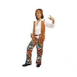 Disfraz hippie para nino tallas infantil anos