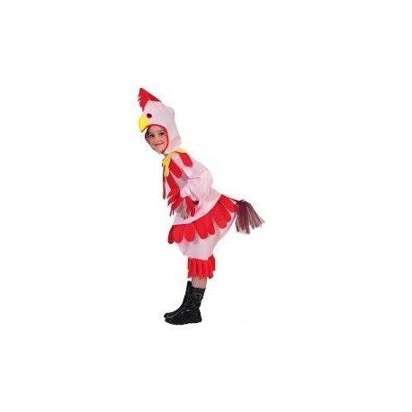 DISFRAZ GALLINA INFANTIL TALLAS ROSA 70597