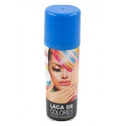 Spray de pelo azul oscuro laca cabello