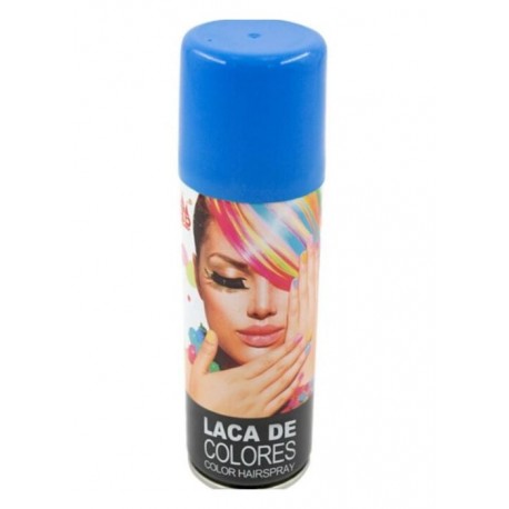Spray de pelo azul oscuro laca cabello
