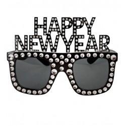 Gafas cotillon Happy New Year brillantes