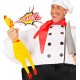Pollo broma con sonido 38 cm
