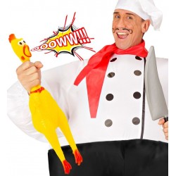 Pollo broma con sonido 38 cm