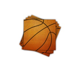 Servilletas cumpleanos baloncesto 12 uds