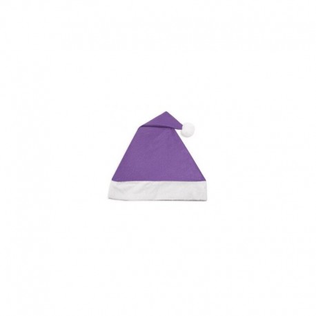 Gorros papa noel morados baratos packs por mayor