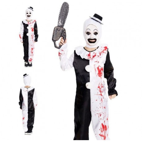 Disfraz Payaso Terrorifico Terrifier talla 5 6 anos