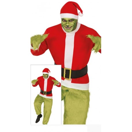 Disfraz hater navidad grinch hombre talla L