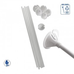 Varillas para globos biodegradables 6 uds