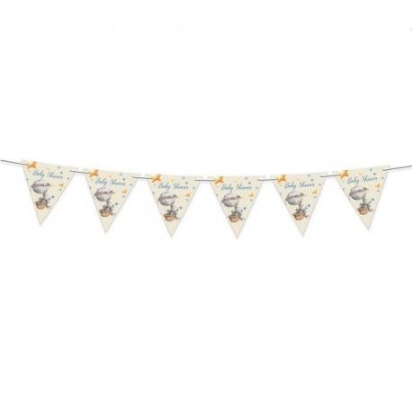 Guirnalda Baby Shower osito globo 4 metros