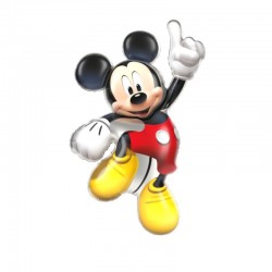 Globo de Foil con forma de Mickey 82 x 49 cm