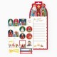 Etiquetas adhesivas con carta reyes magos 2 uds