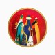 Plato Reyes Magos 23 cm 6 uds