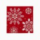 Servilletas navidad rojas 30 uds de 33 cm