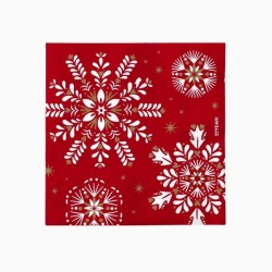 Servilletas navidad rojas 30 uds de 33 cm