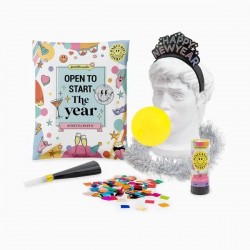 Bolsa de cotillon Nochevieja 5 pz con confeti