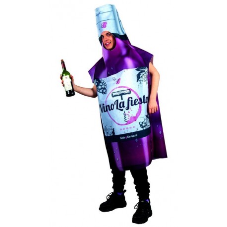 Disfraz Botella de vino talla 52 hombre