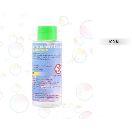 Liquido de burbujas concentrado 100 ml 1 hora uso
