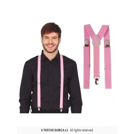 Tirantes rosa para adulto