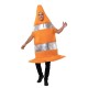Disfraz de cono de trafico talla ML