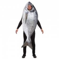 Disfraz de dorada pez talla ML