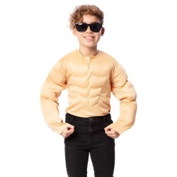 Camisa forzudo musculosa carne infantil