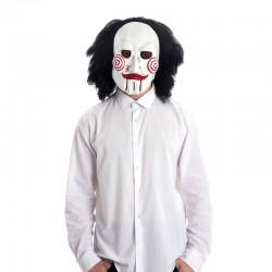 Mascara marioneta con pelo parecida a SAW